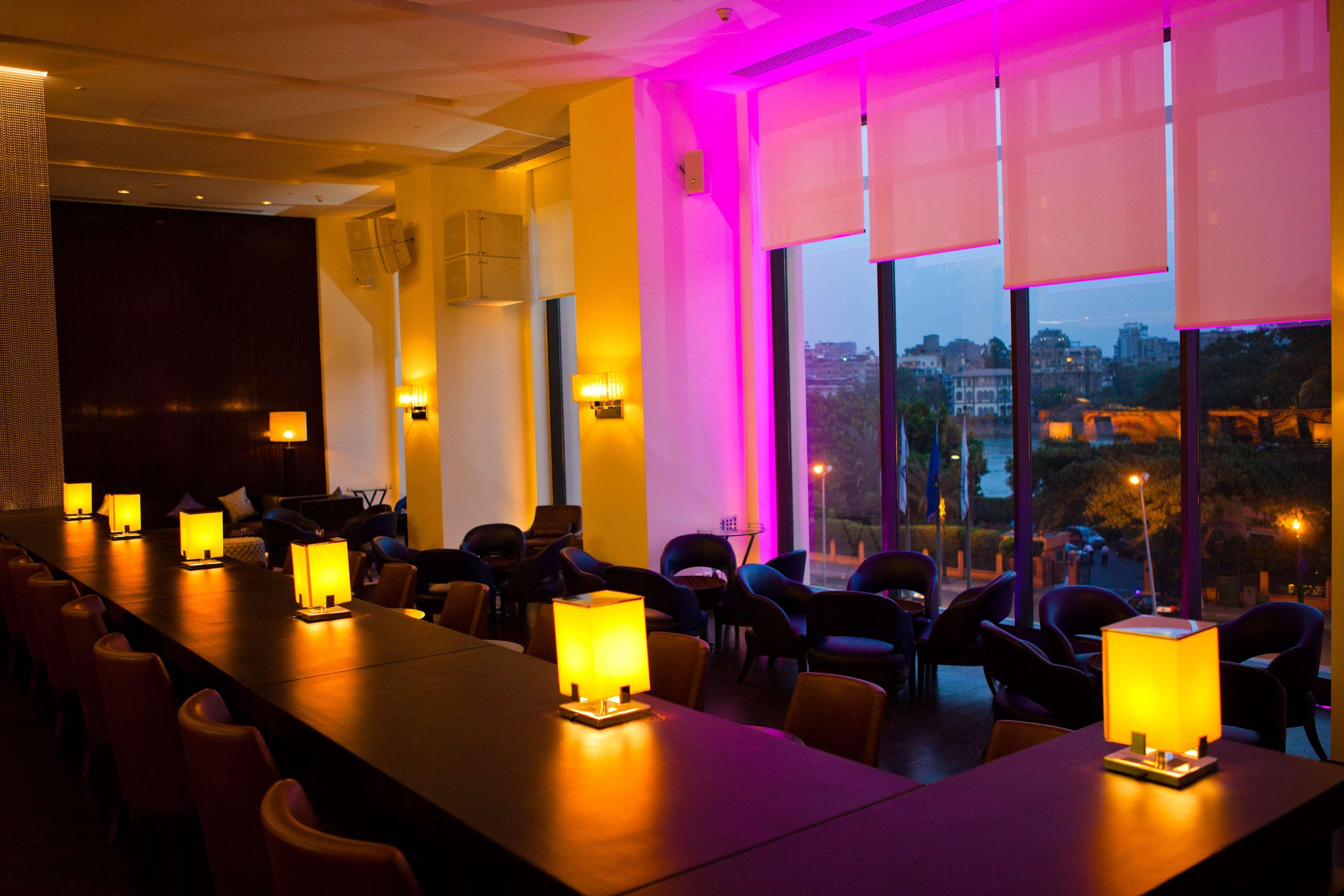 Sofitel Cairo Downtown Nile Hotel Exterior photo The lounge at the 100th floor