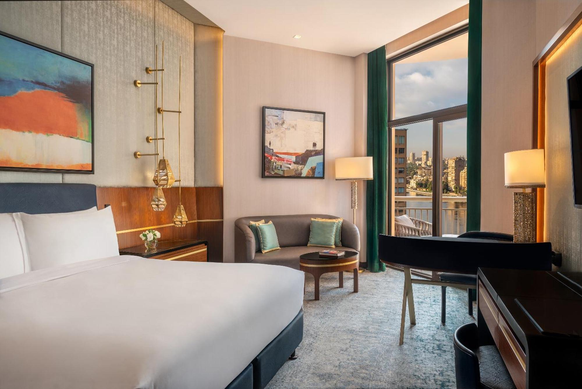 Sofitel Cairo Downtown Nile Hotel Exterior photo A room at the hotel