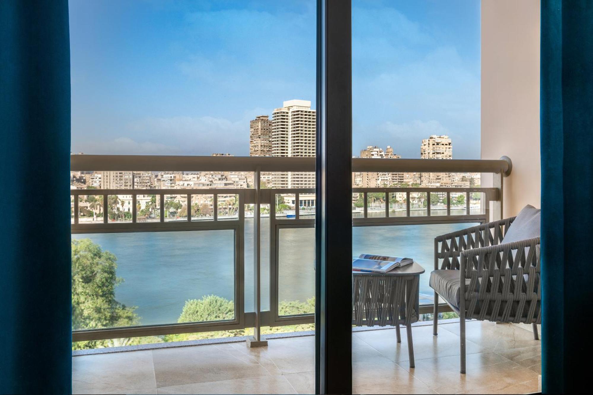 Sofitel Cairo Downtown Nile Hotel Exterior photo View from a suite