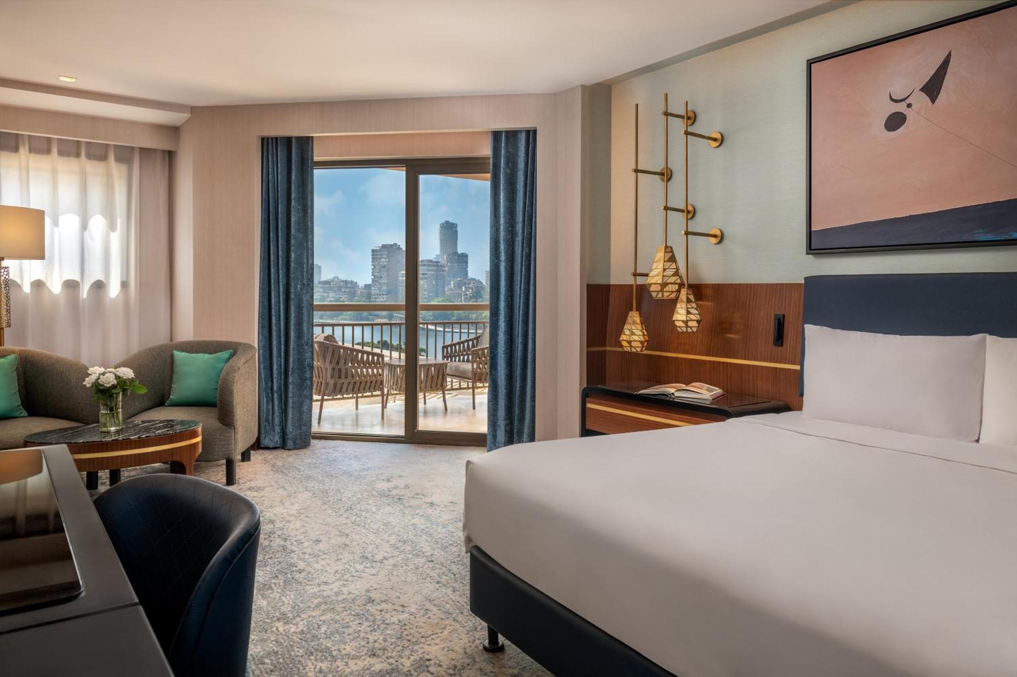Sofitel Cairo Downtown Nile Hotel Exterior photo A guest room at the hotel